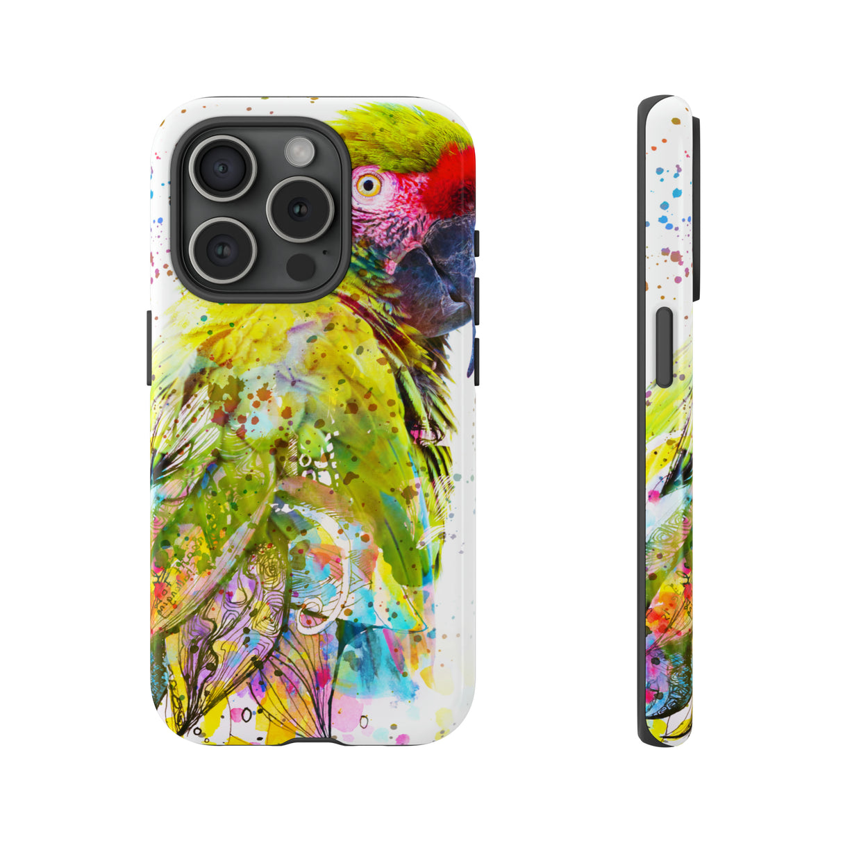 Colorful Parrot - Protective Phone Case