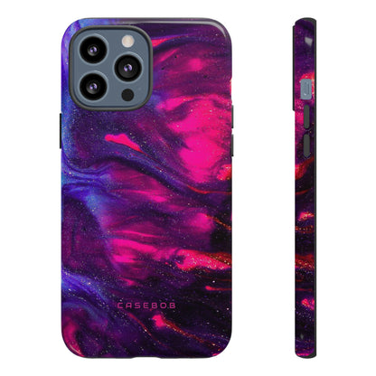 Deep Purple Ink Art - Protective Phone Case