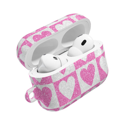 Glitter Heartgrid - AirPods Case