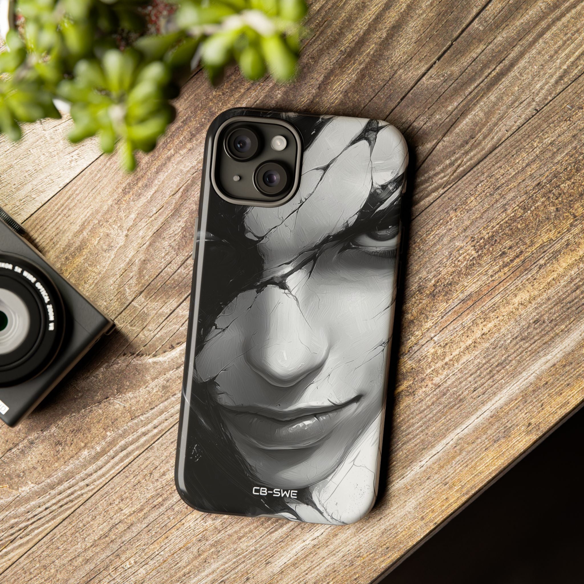 Shattered Gaze Reflects - iPhone Case