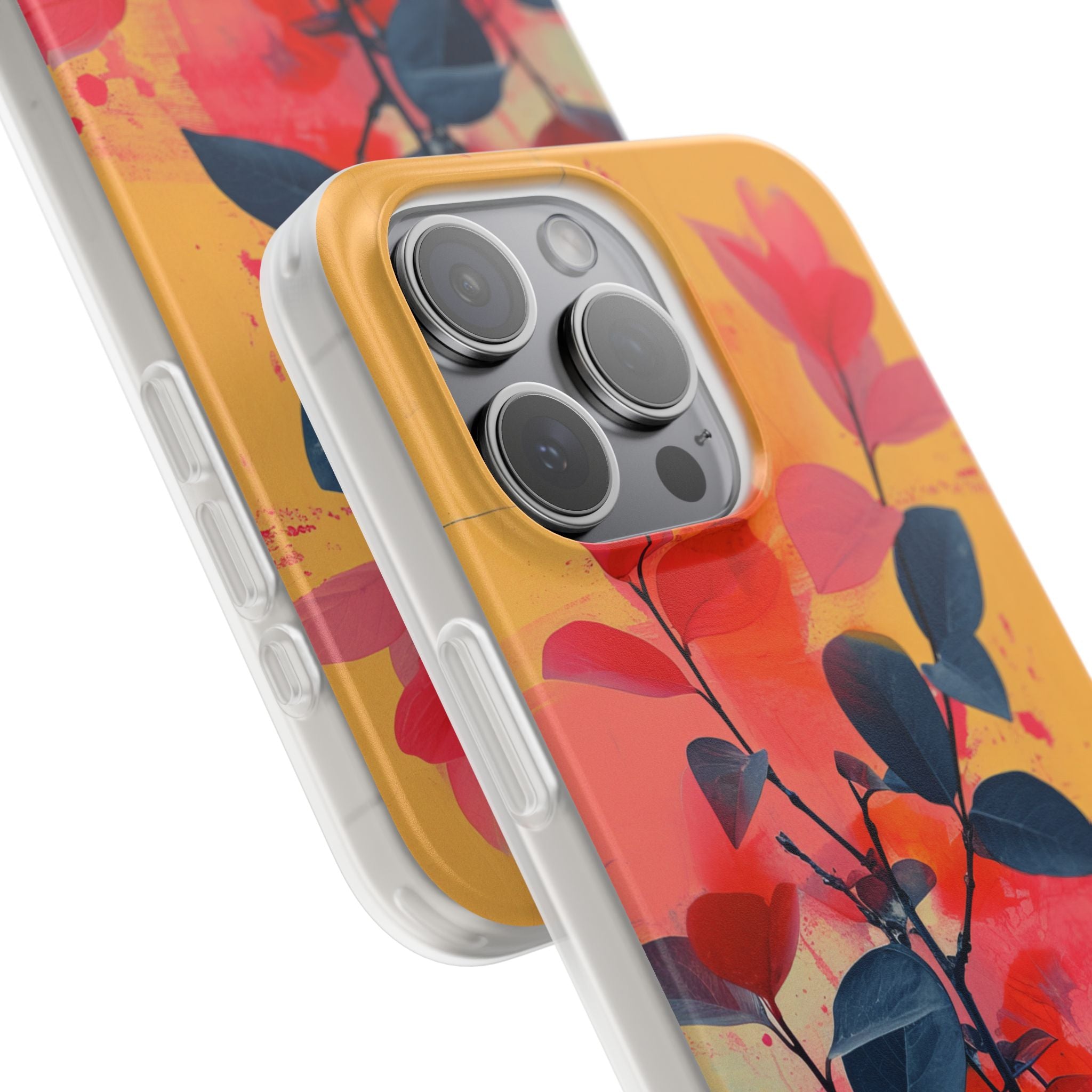 Vivid Floral Harmony iPhone 15 - Flexi Phone Case