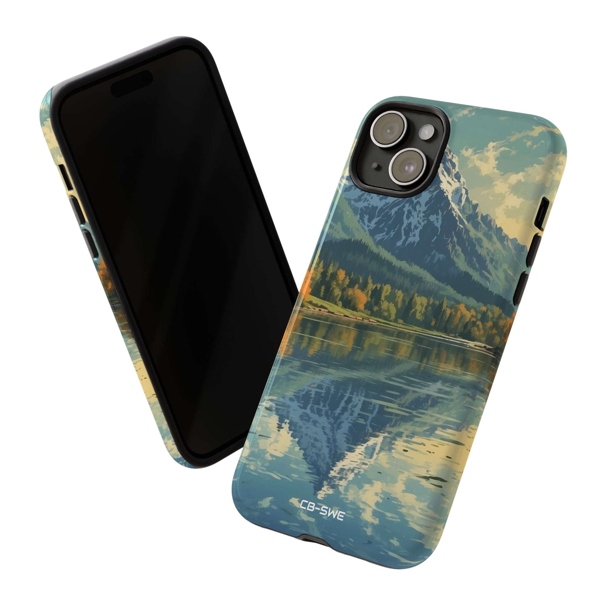 Mountain Reflects Calm - iPhone Case