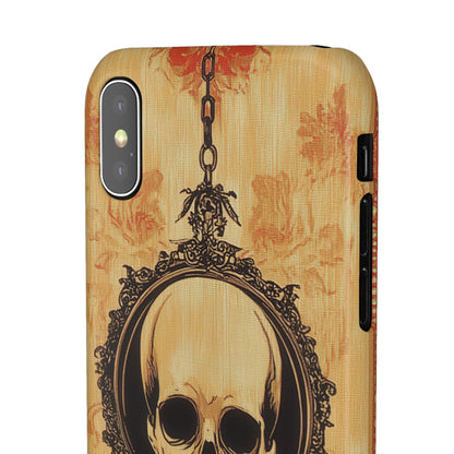 Gothic Skull Elegance iPhone X - Schlanke Handyhülle