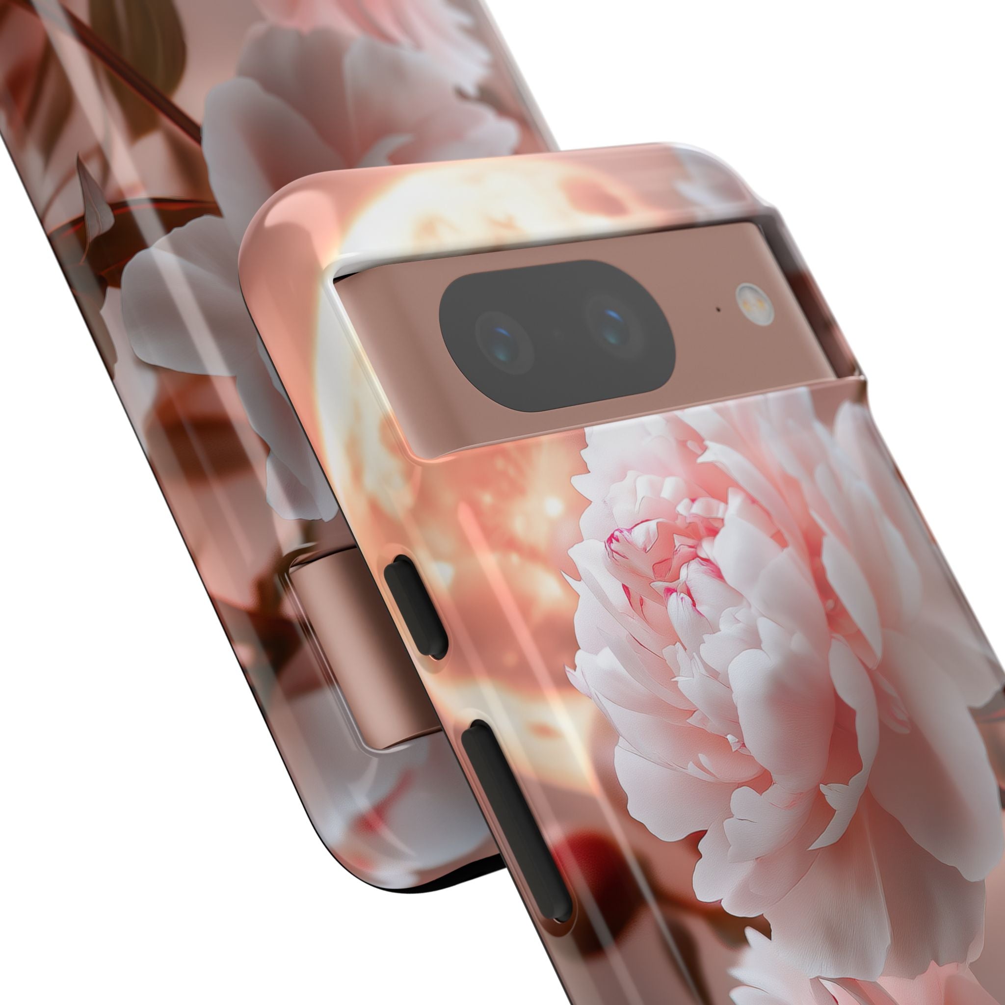 Peony Moonlight Google Pixel 8 Case - Tough