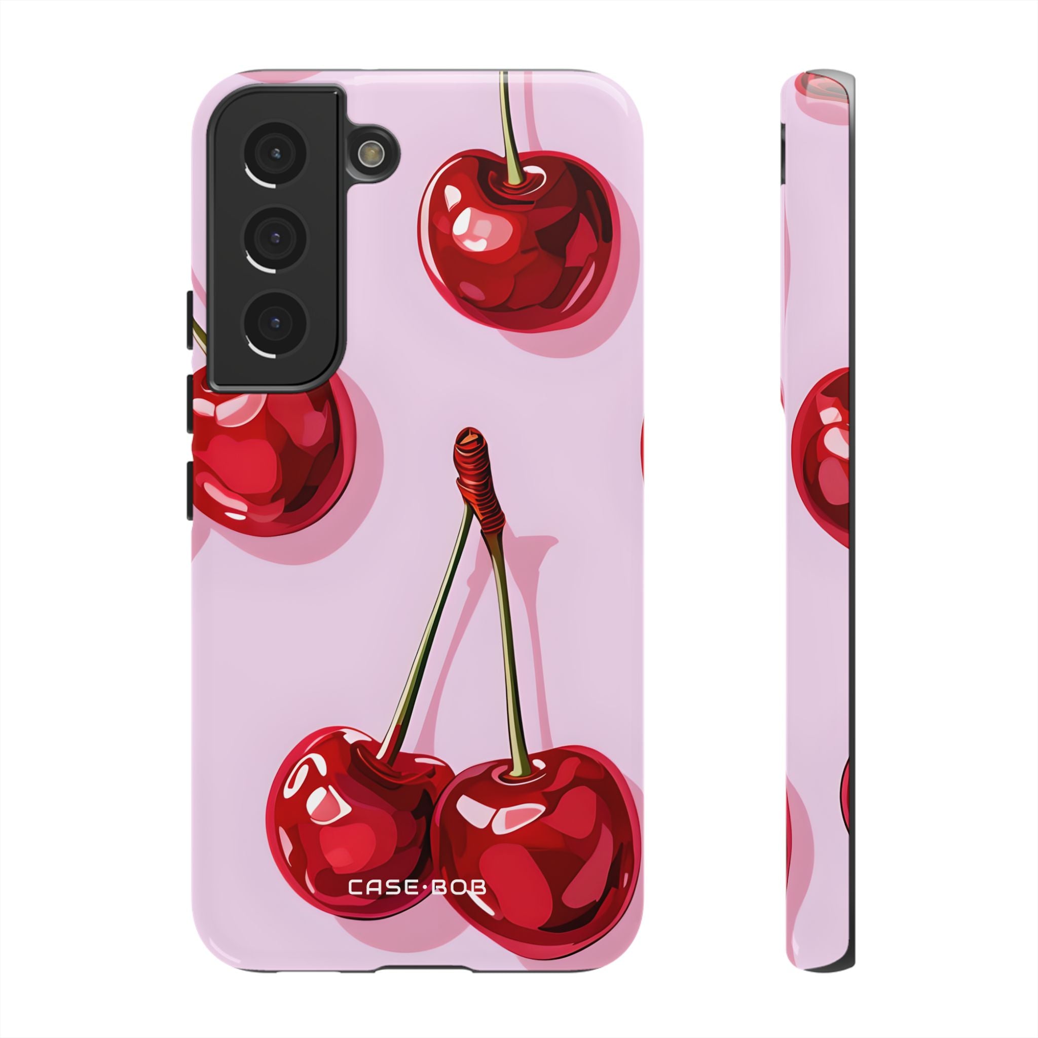Glossy Cherry Burst Samsung S22 Case - Tough