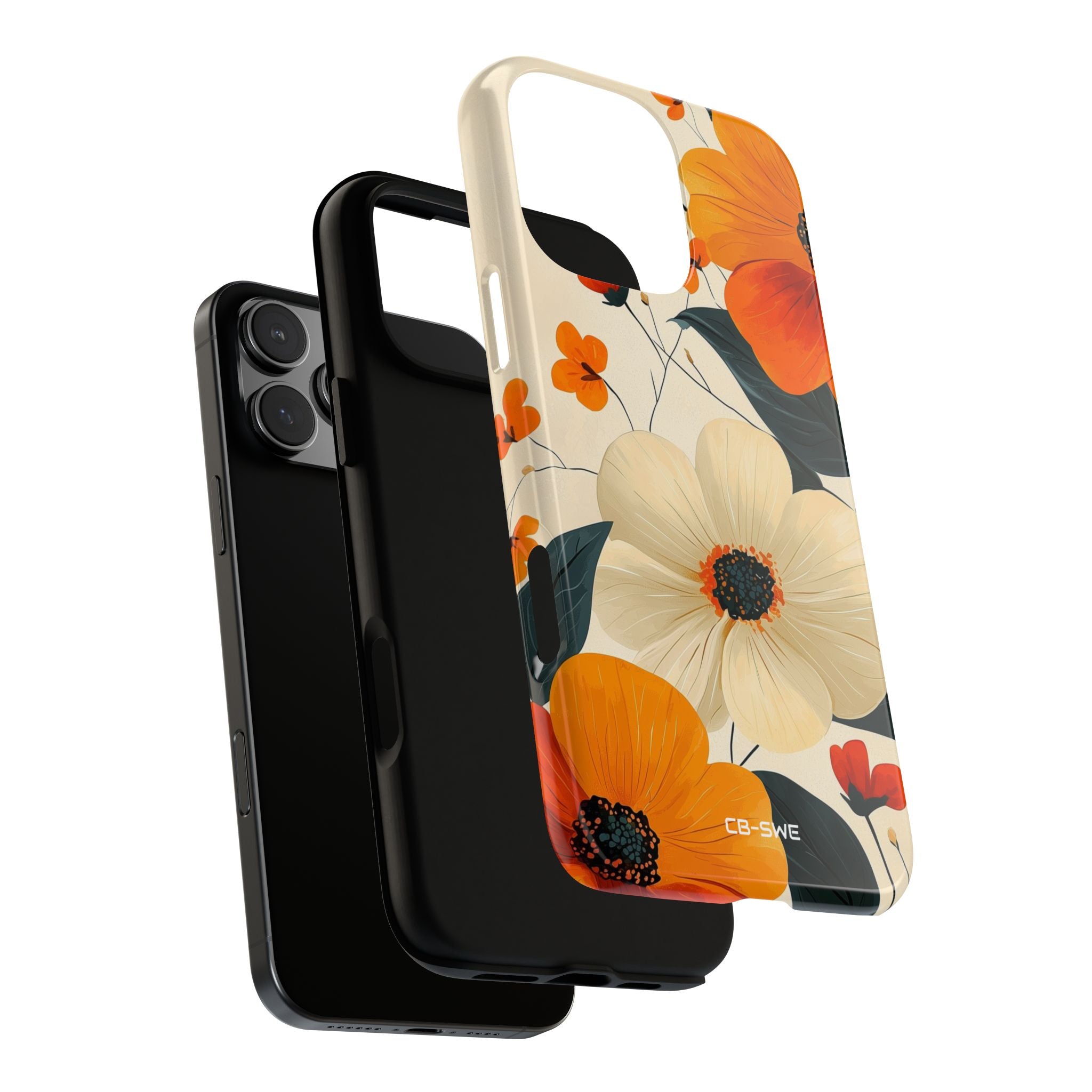 Vibrant Flowers Bloom - iPhone Case