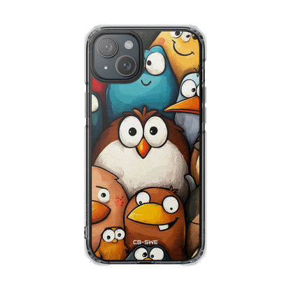 Whimsical Birds Gather iPhone Case - Impact