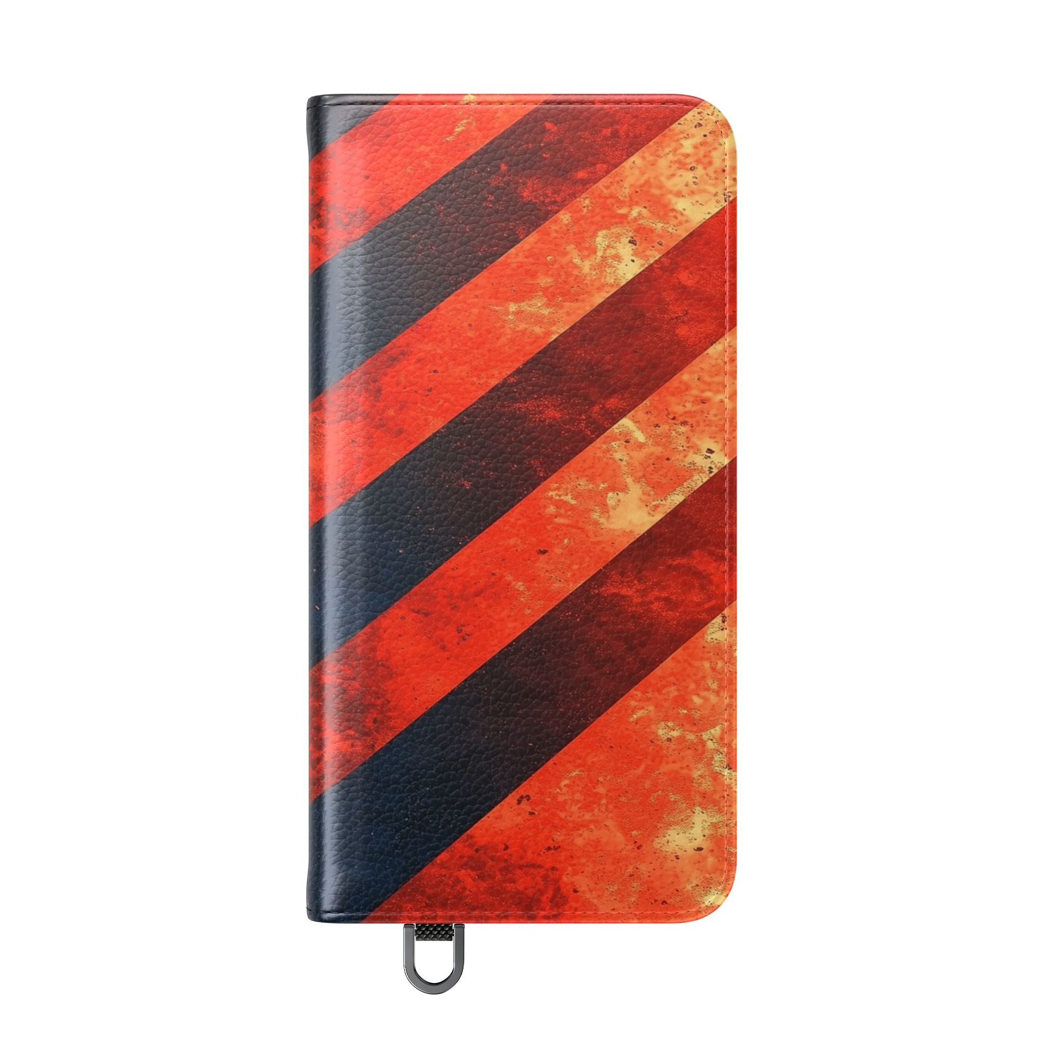 Diagonal Stripes Blaze - Samsung S25 Case - Wallet