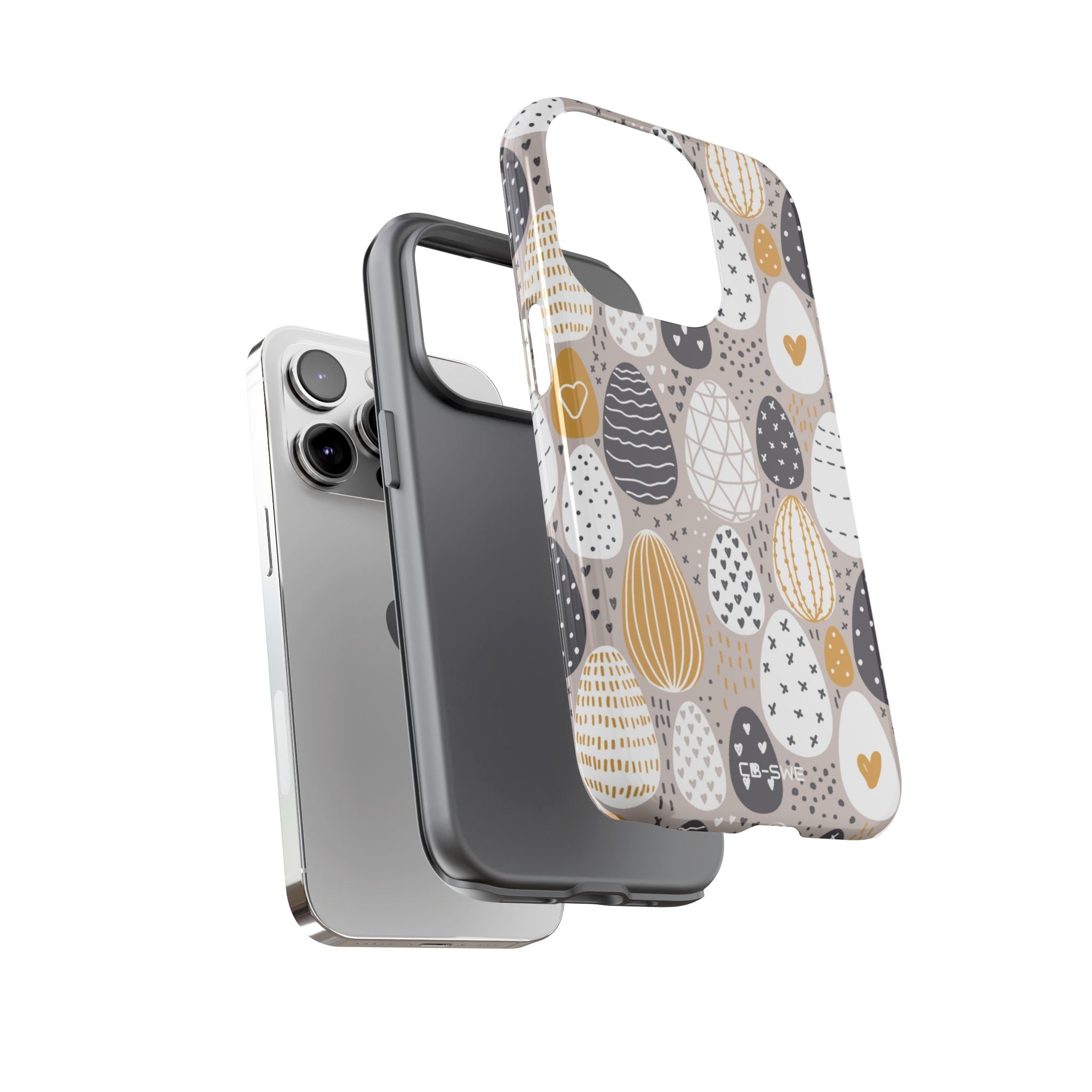 Easter Eggs Playful - iPhone Case