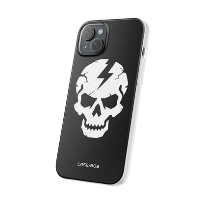 Lightning Skull iPhone 15 Plus Case - Soft
