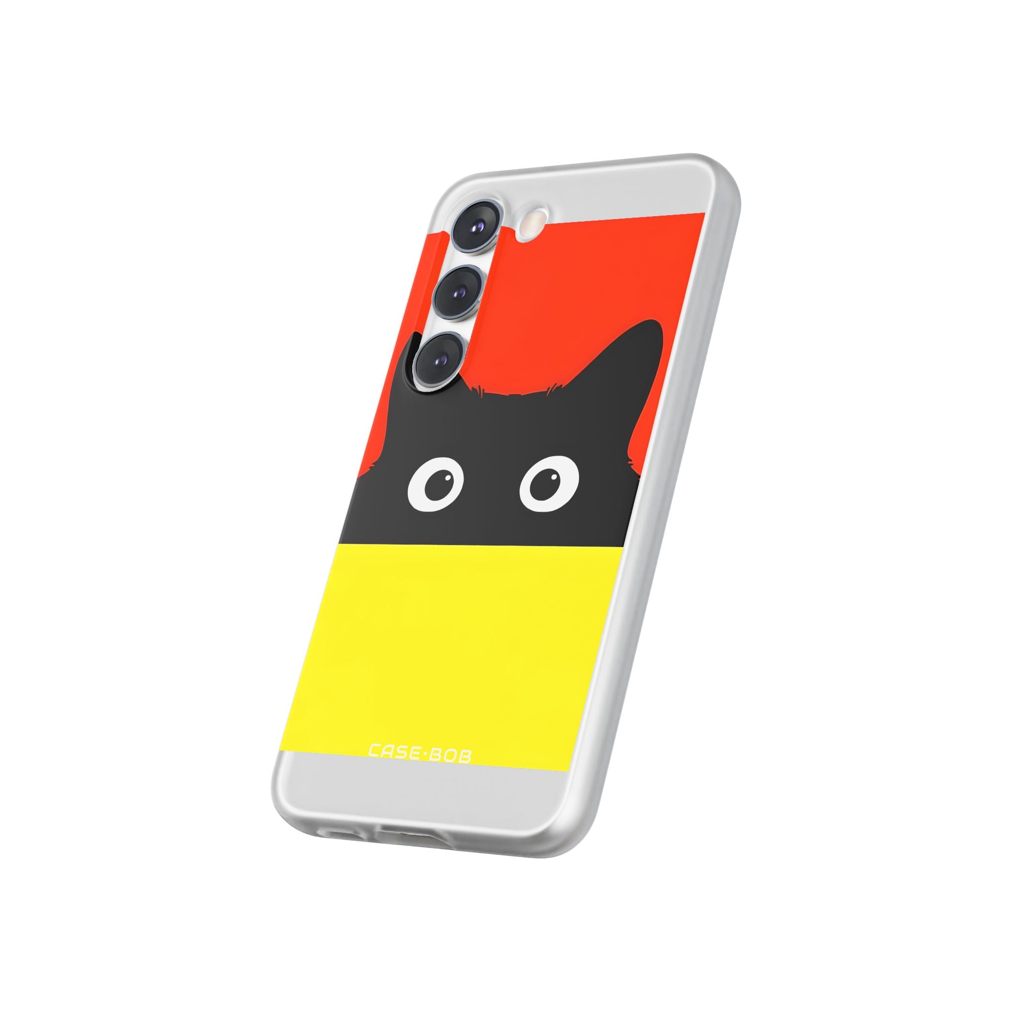 Peekaboo Cat Crimson Samsung S23 Case - Soft