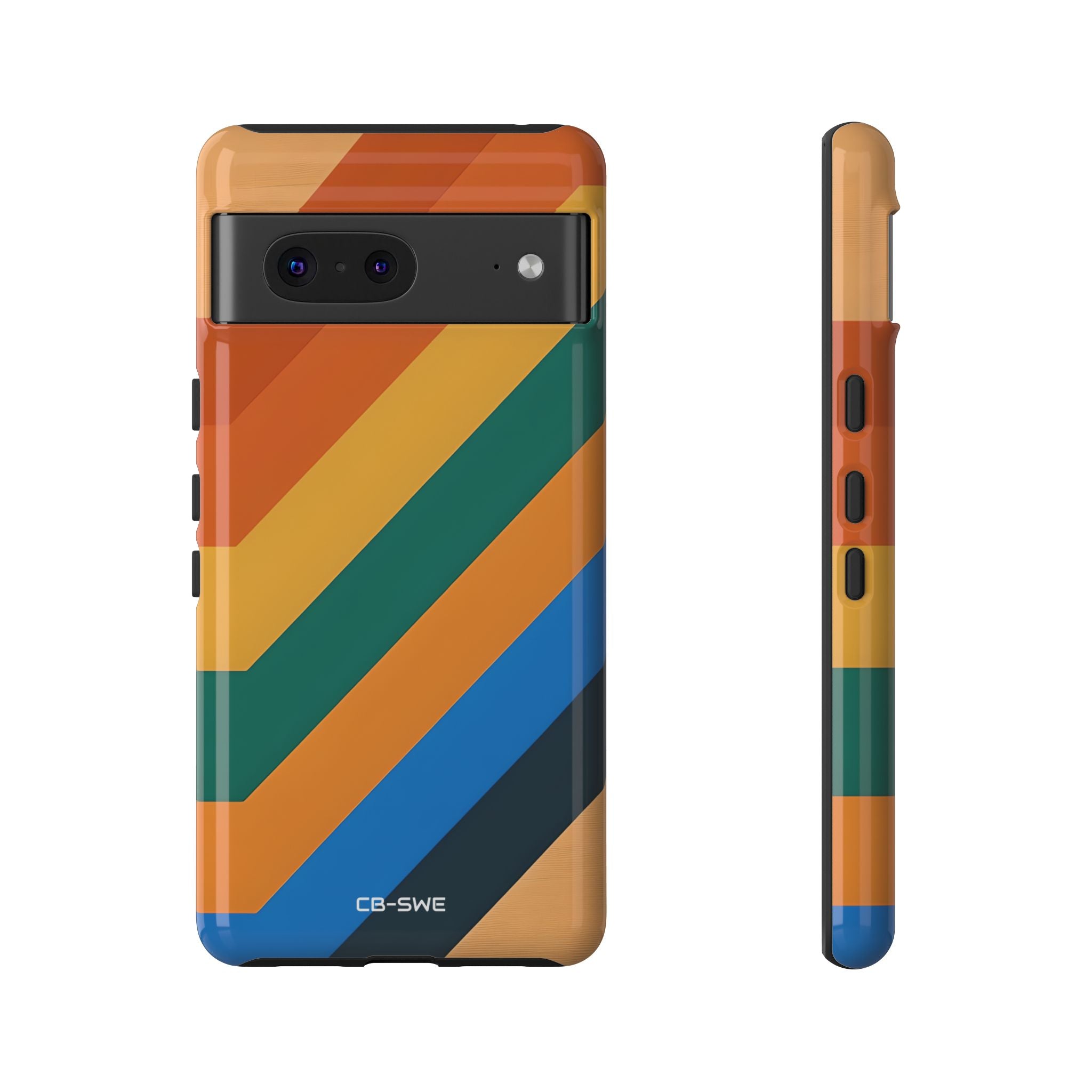 Vibrant Geometric Harmony - Google Pixel Case