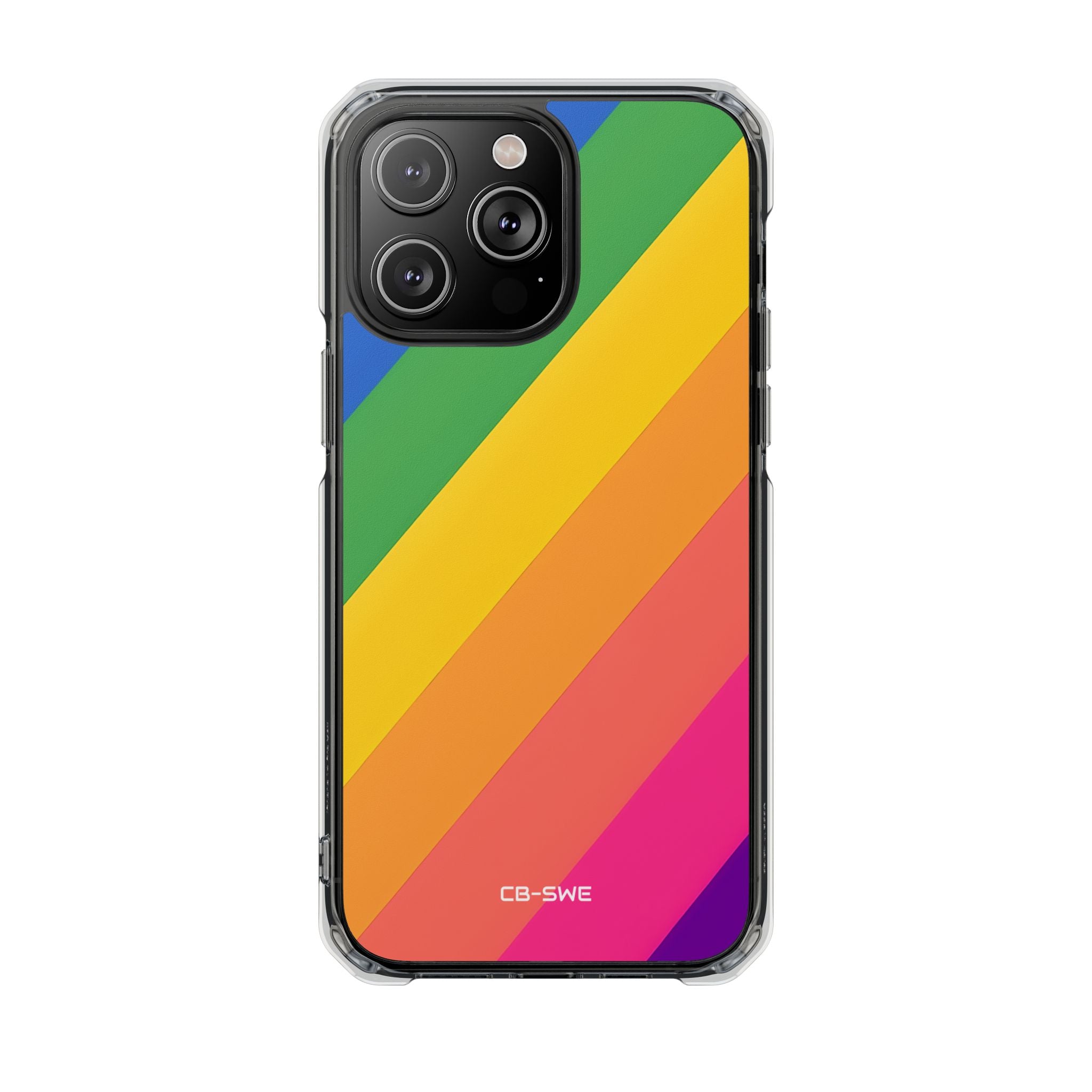 Vibrant Geometric Spectrum iPhone Case - Impact