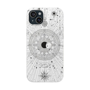 Celestial Mandala Mystique | Flexible Phone Case for iPhone