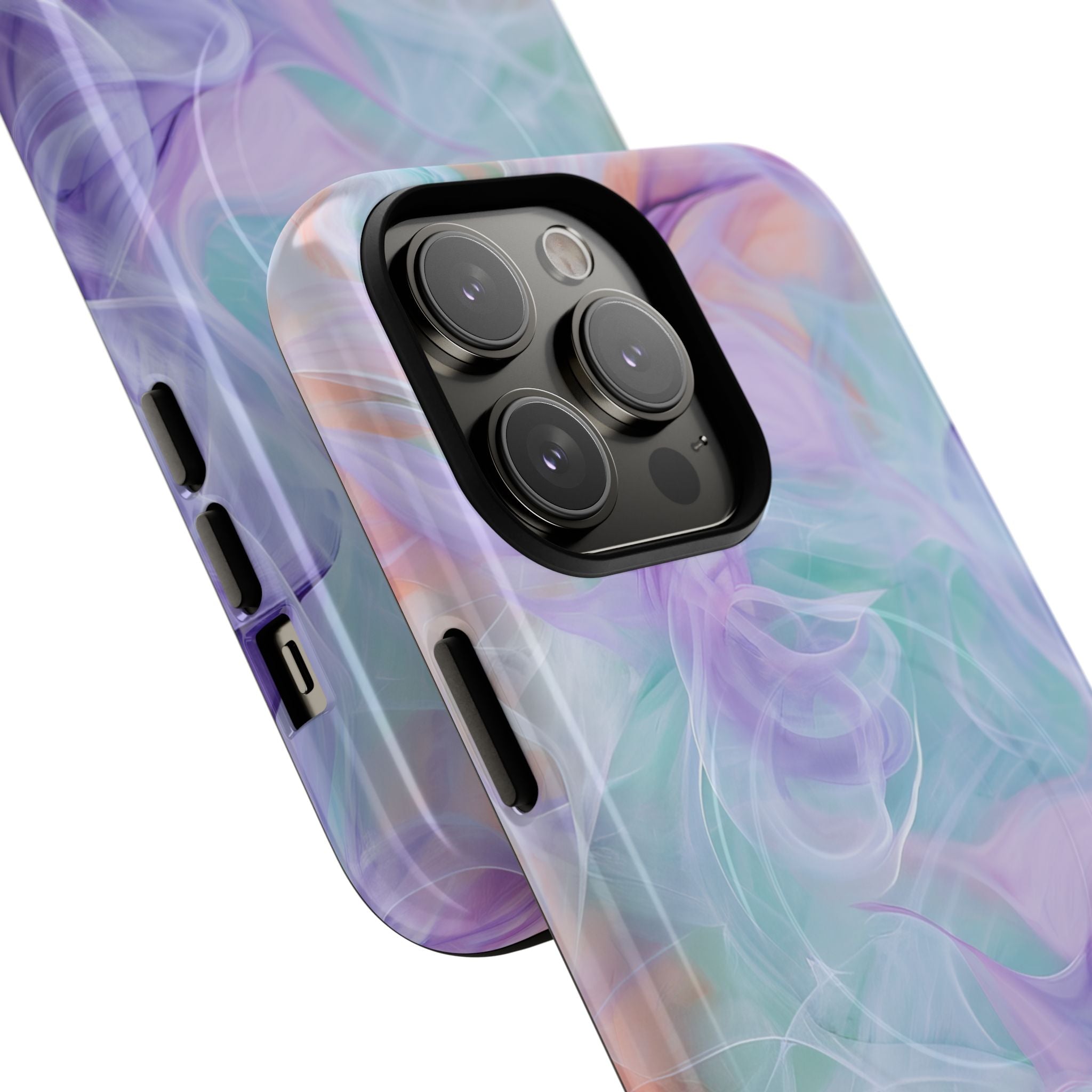 Purple Peach Whirl - Tough + MagSafe® iPhone 14 Phone Case