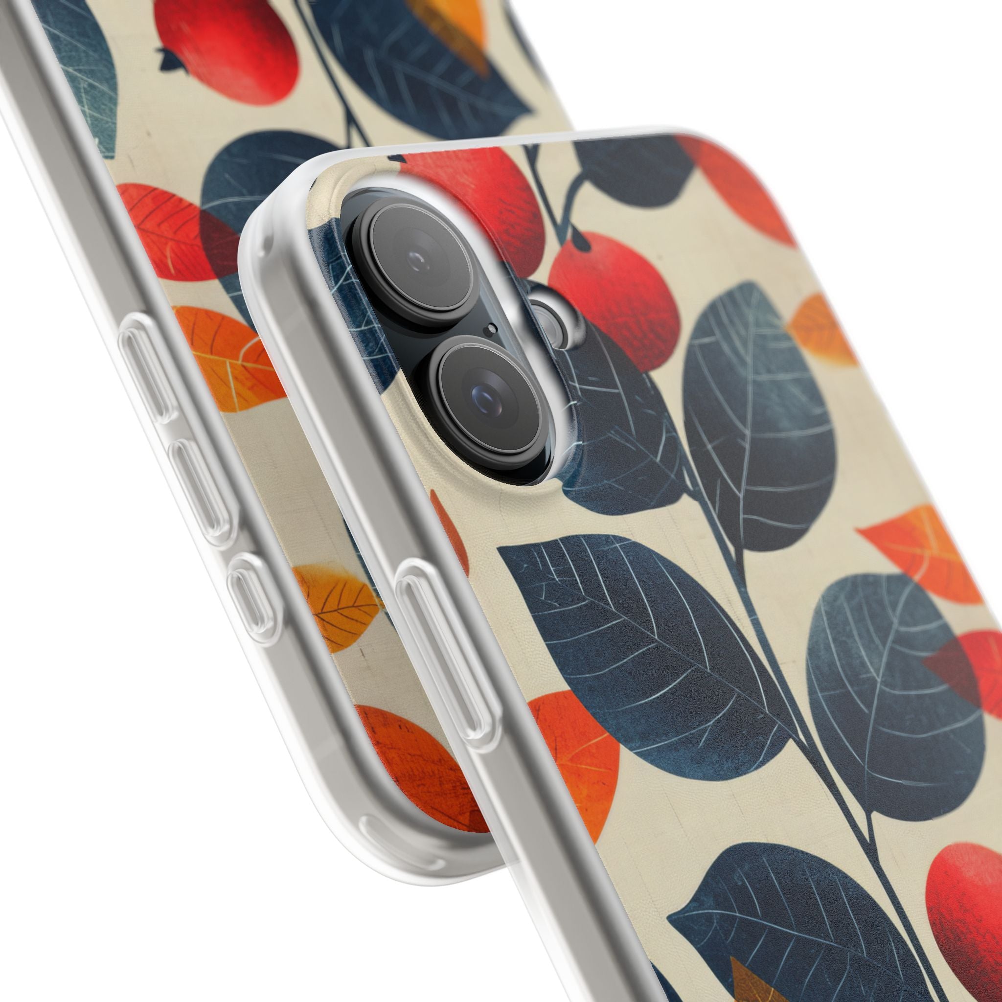 Autumn Nature Pattern - Flexi iPhone 16 Phone Case