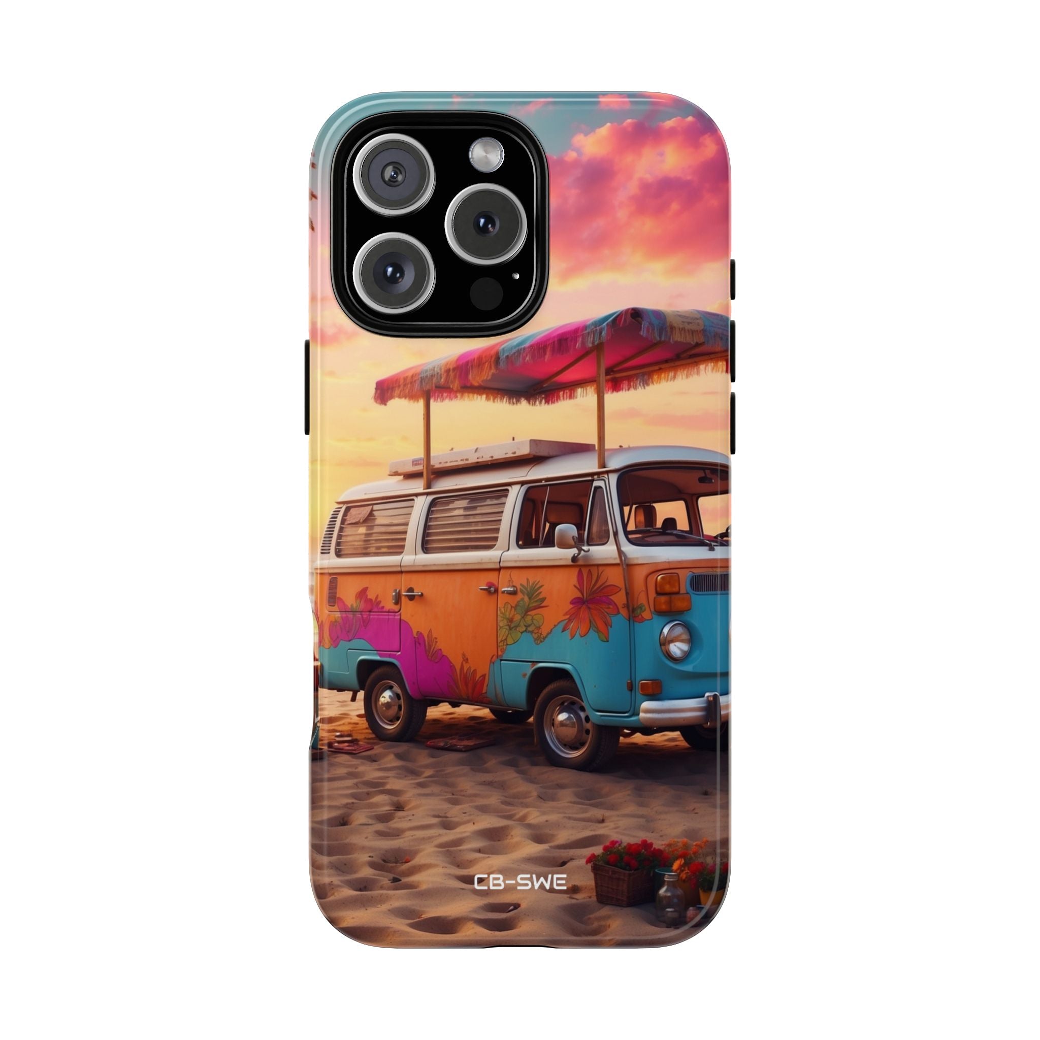 **Van Rests at Shore** - iPhone Case