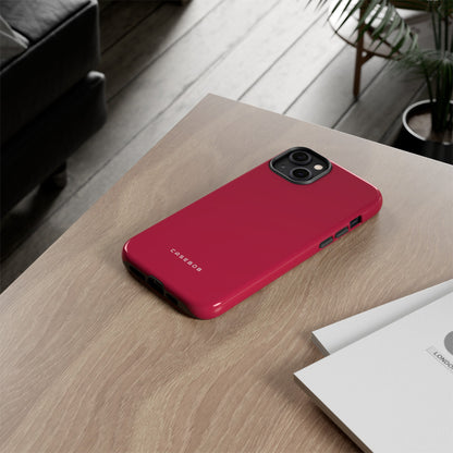 Bright Maroon - Protective Phone Case