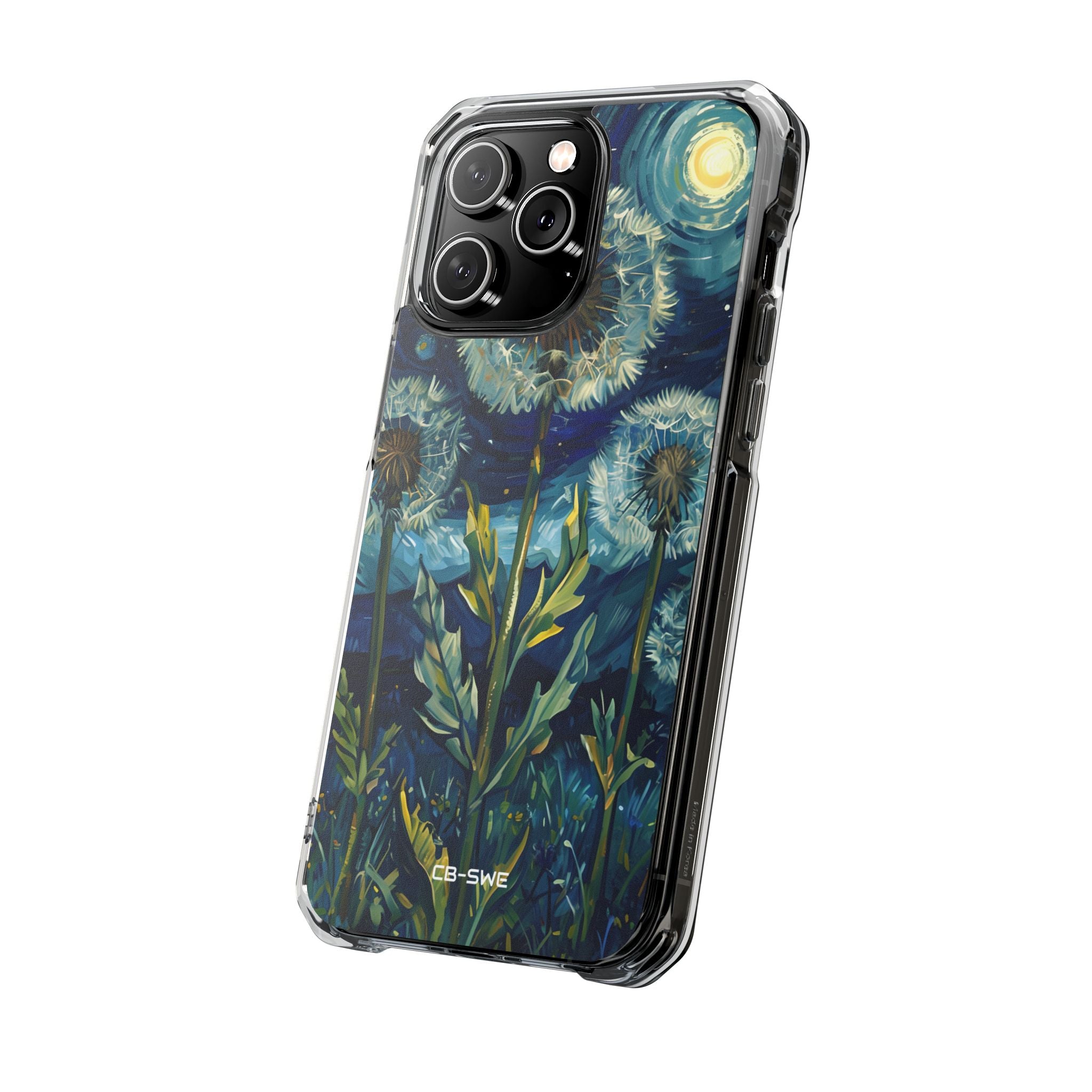 Dandelions Under Starlight iPhone Case - Impact