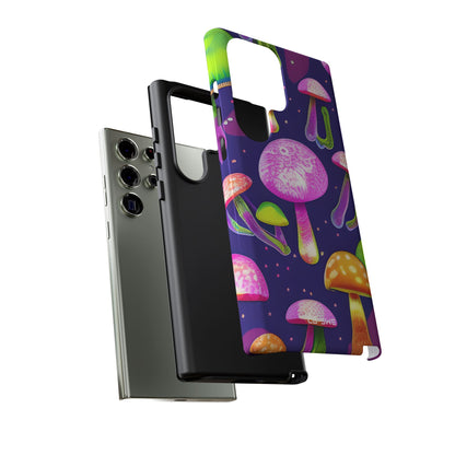 Neon Mushroom Dreams - Samsung Case