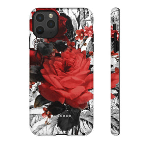 Cheruse Gothic Flower - Protective Phone Case