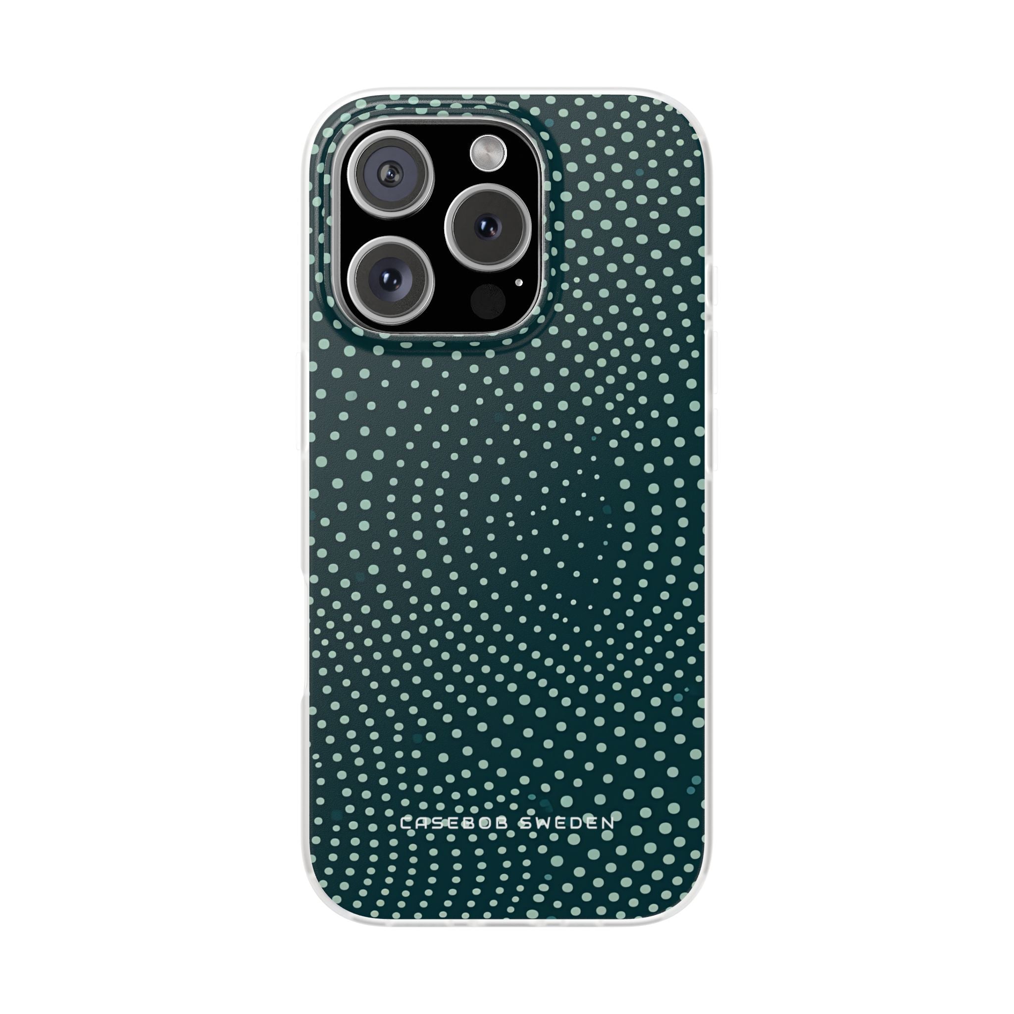 Teal Rippleflow iPhone 16 - Flexi Phone Case