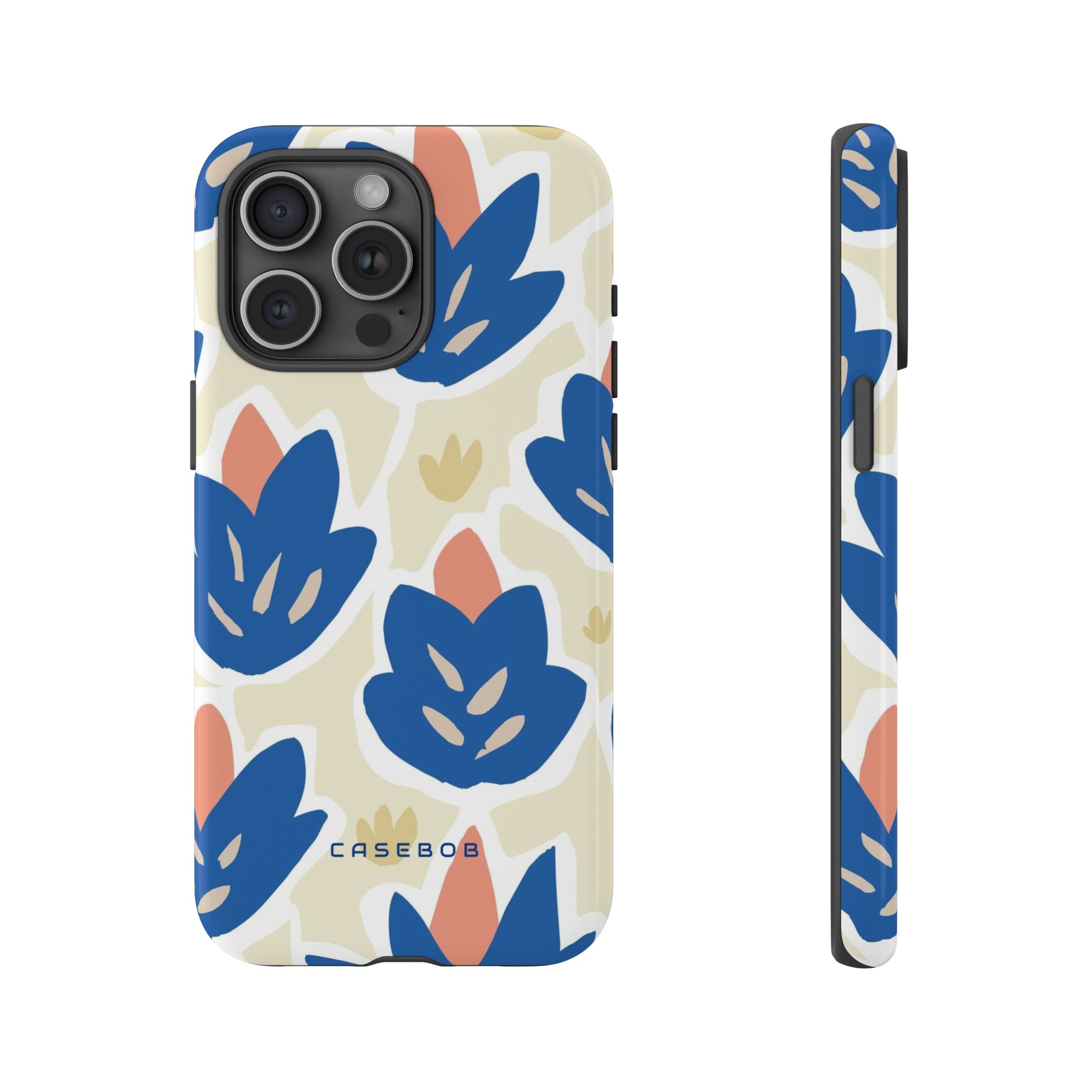 Blue Happy Flower - Protective Phone Case