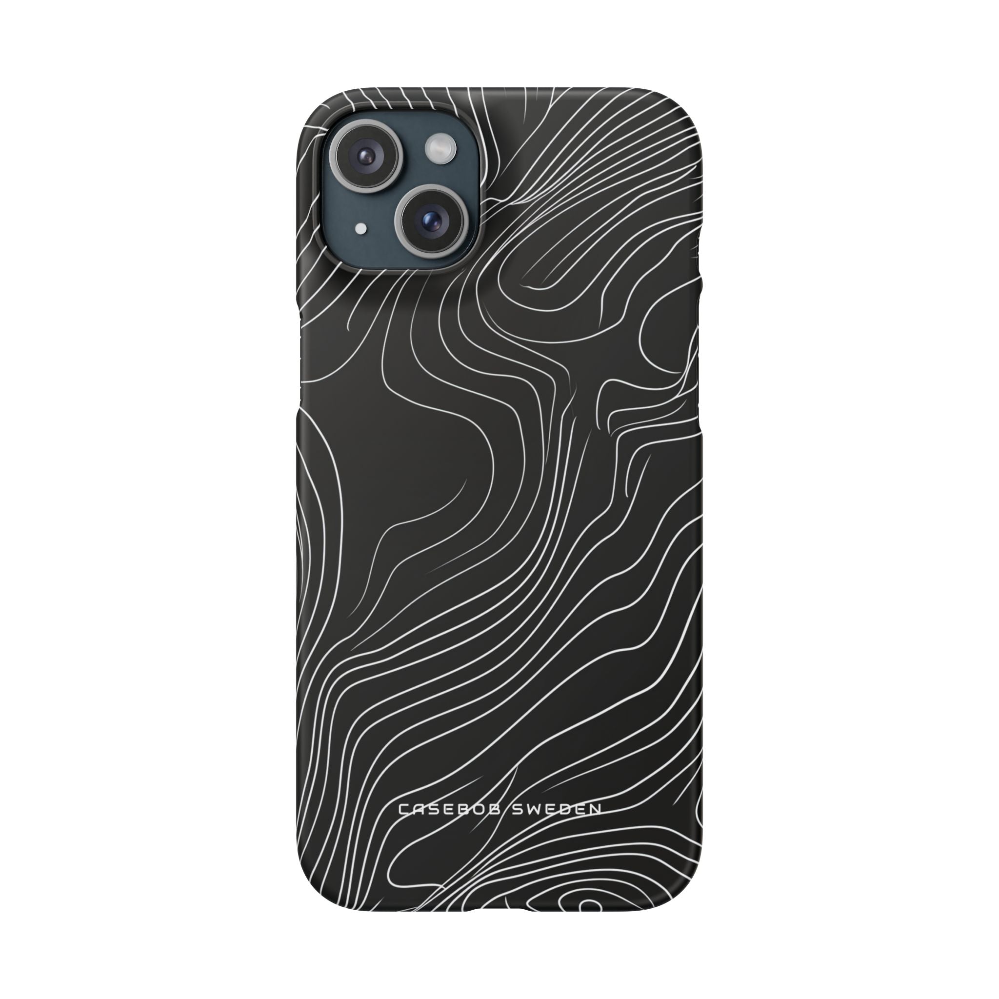 Contour Waveform Flow iPhone 15 - Slim Phone Case