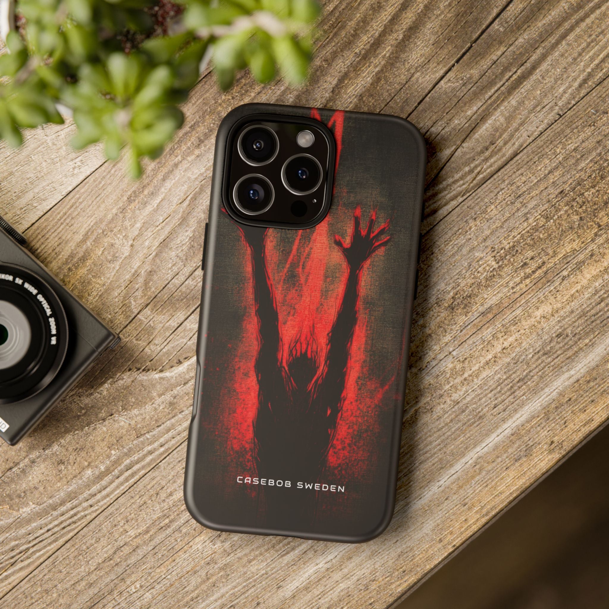 Gothic Crimson Ascension iPhone 16 - Tough Phone Case