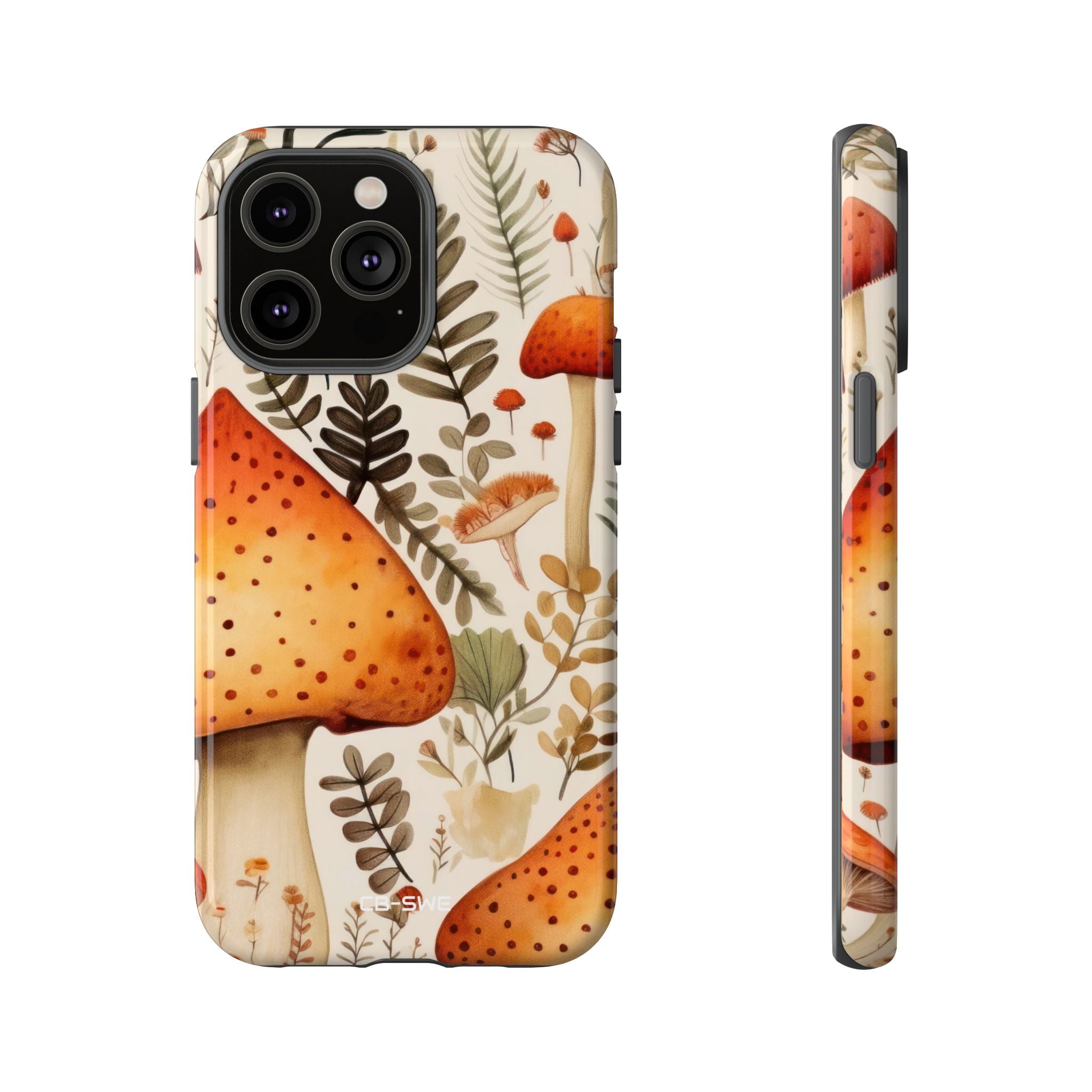 Mushrooms Sprout Cheerfully - iPhone Case