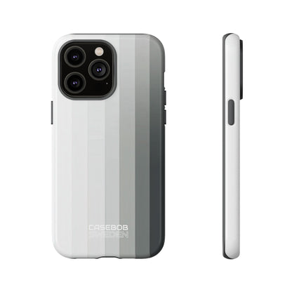 Strisce a gradiente argento iPhone 14 - Tough
