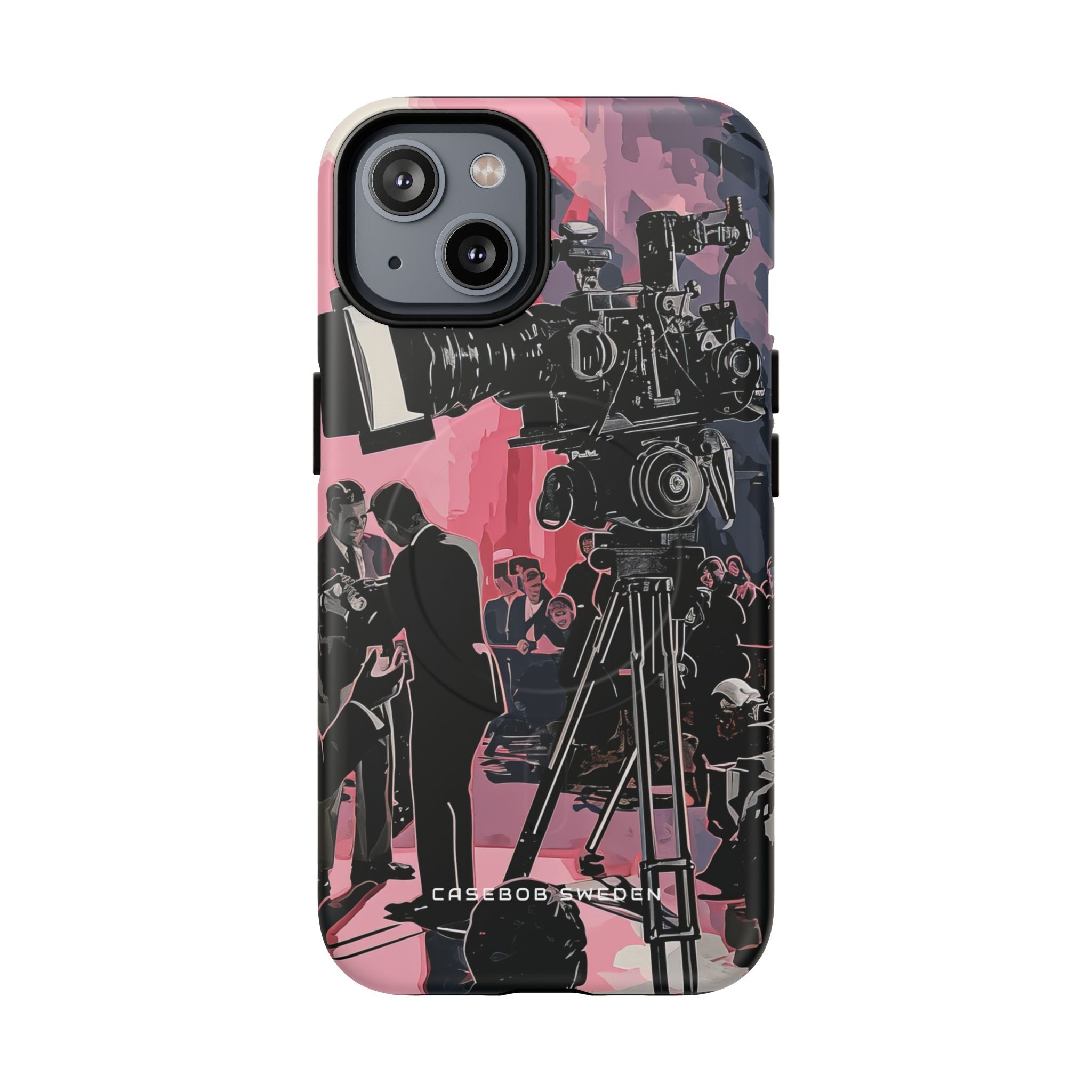 Retro Cinematic Spotlight iPhone 14 | Tough+ Phone Case