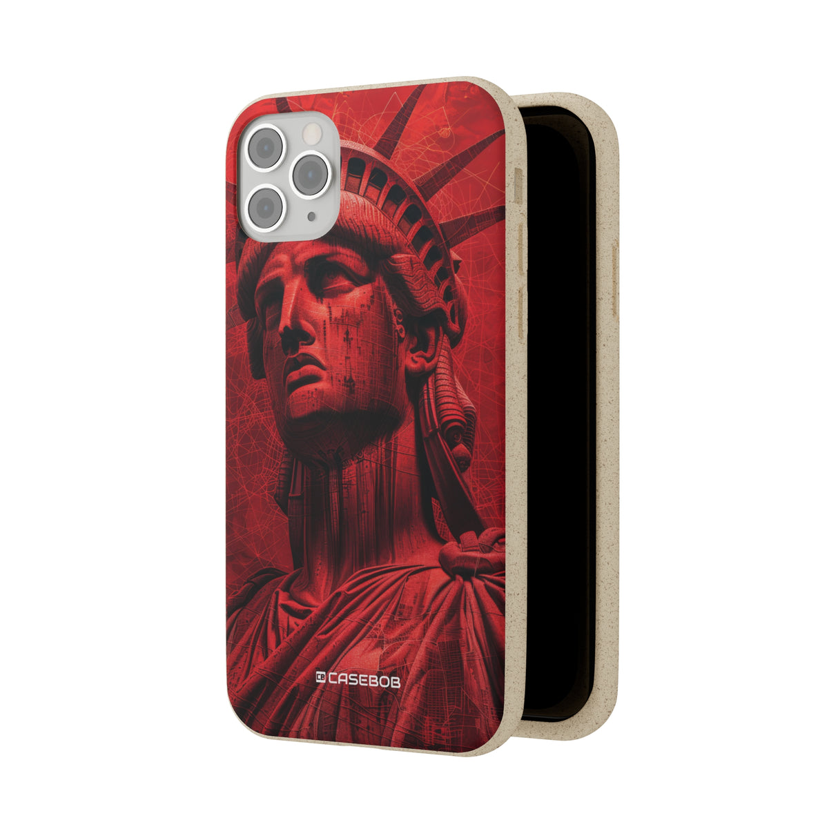 Red Liberty Revolution | Biodegradable Phone Case