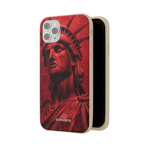 Red Liberty Revolution | Biodegradable Phone Case