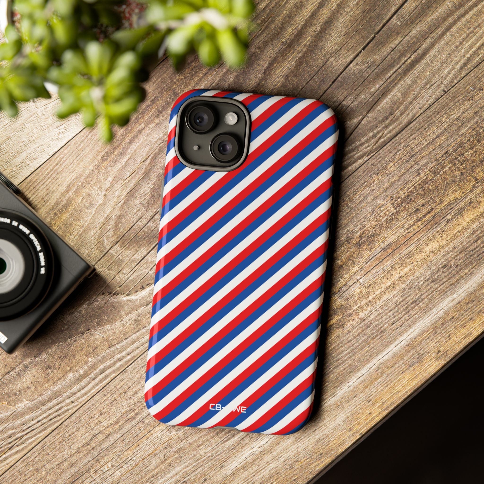 Striped Freedom Wave - iPhone Case