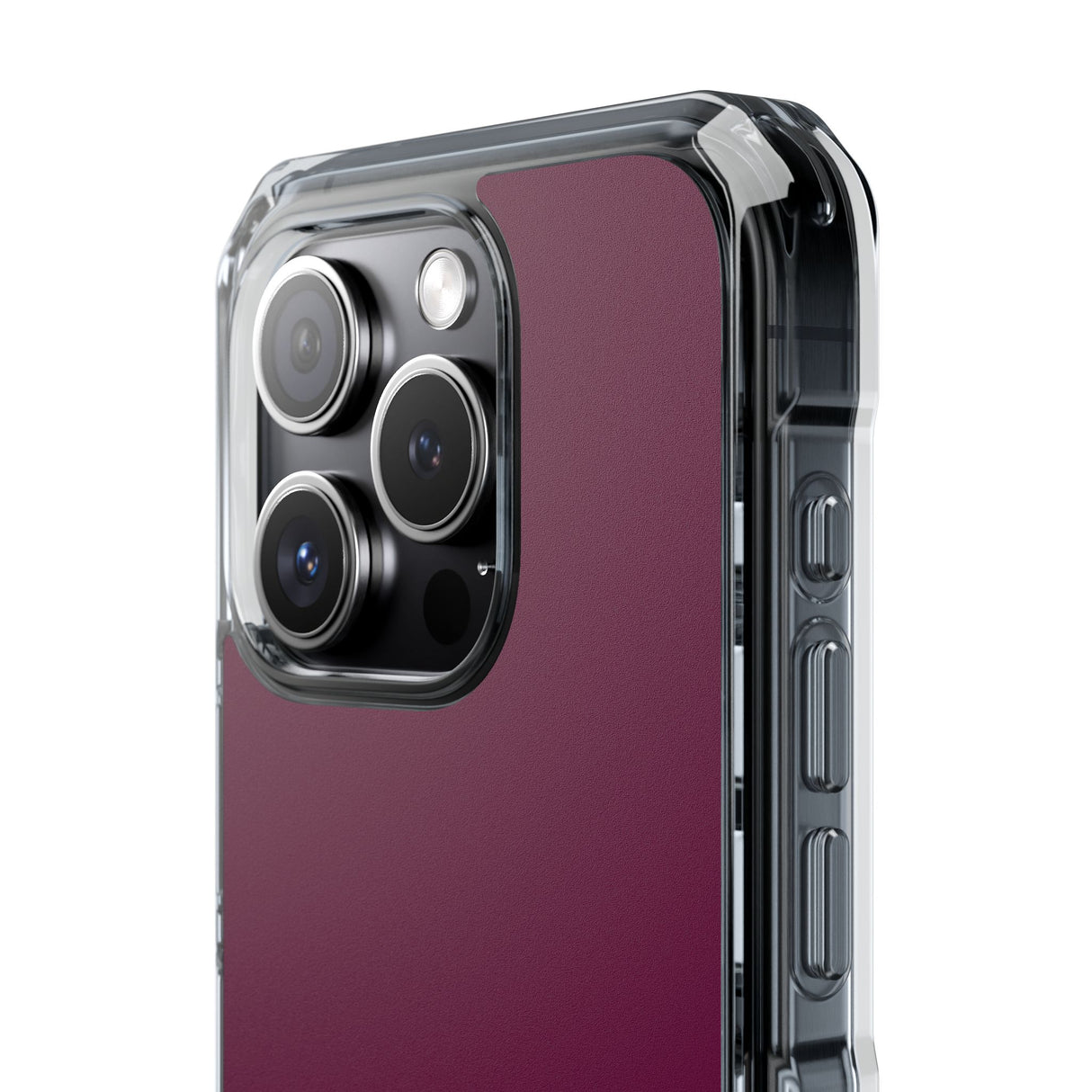 Tyrian Purple | Handyhülle für iPhone (Clear Impact Case – magnetisch) 