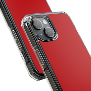 Venetian Red | Phone Case for iPhone (Clear Impact Case - Magnetic)