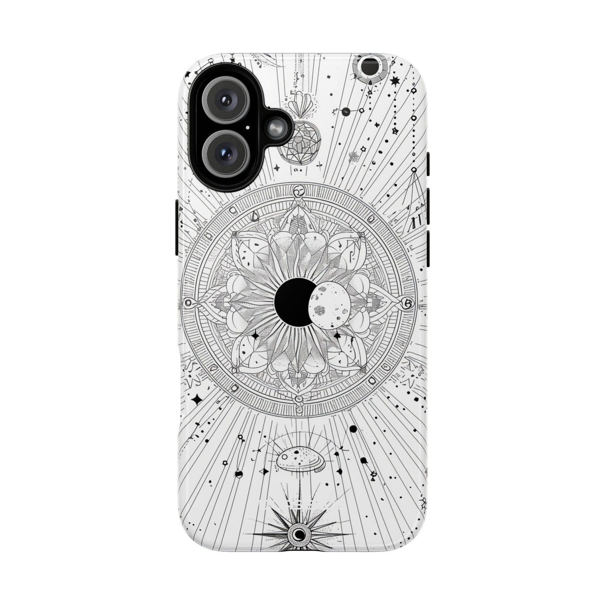 Himmlisches Mandala: Kosmische Feinheiten - für iPhone 16