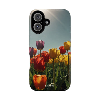 Tulips Embrace Sunlight - iPhone Case