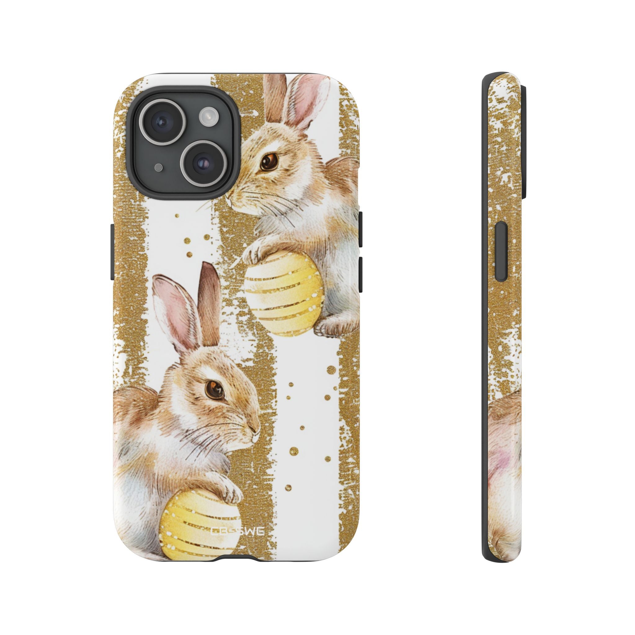 Bunnies Hold Eggs - iPhone Case