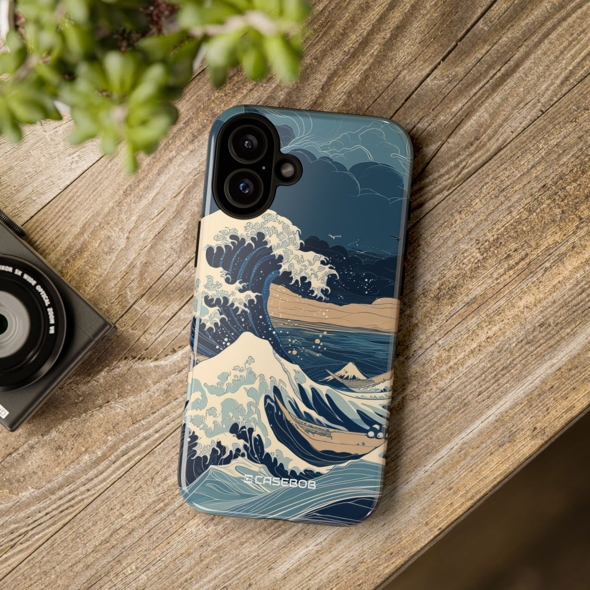 Ocean's Majesty: Ukiyo-e Waves - for iPhone 16