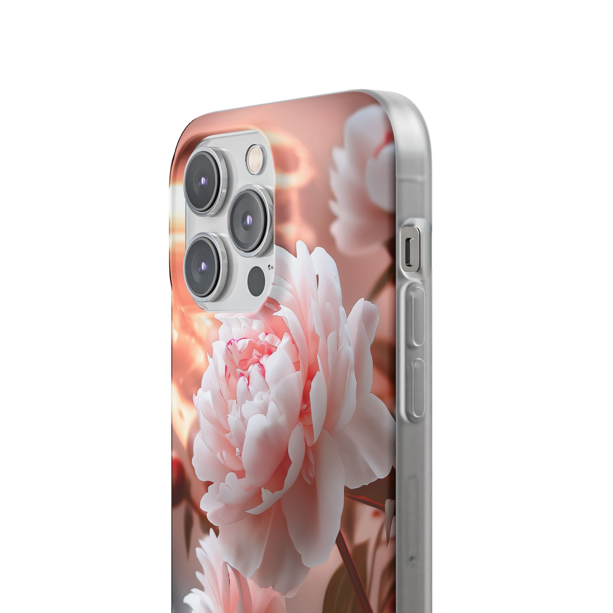 Peony Moonlight iPhone 14 Pro Max Case - Soft