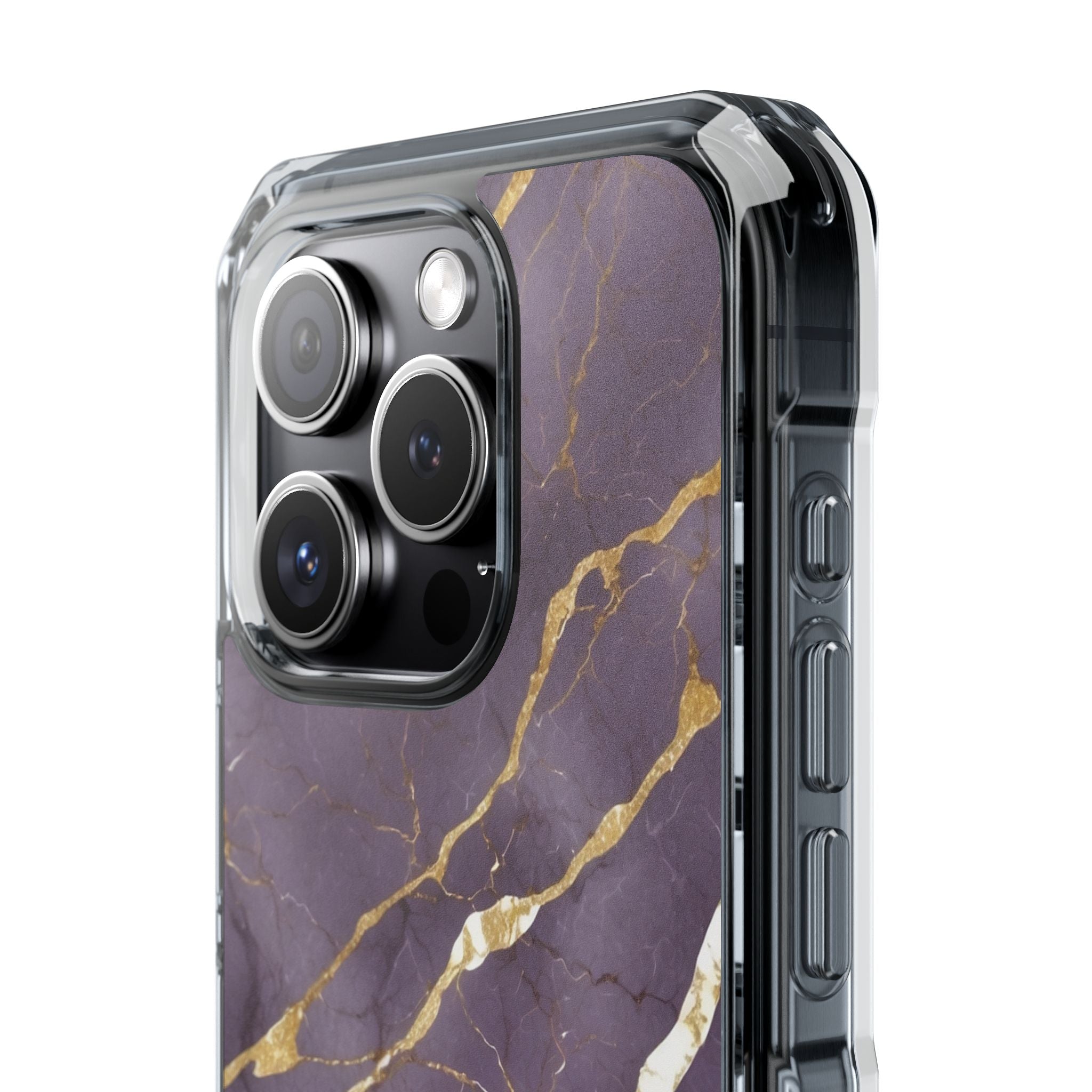 Golden Veins Flowing iPhone Case - Impact