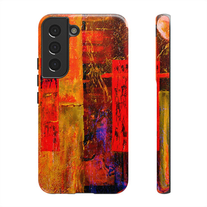 Red Oil Painting - Protective Phone Case