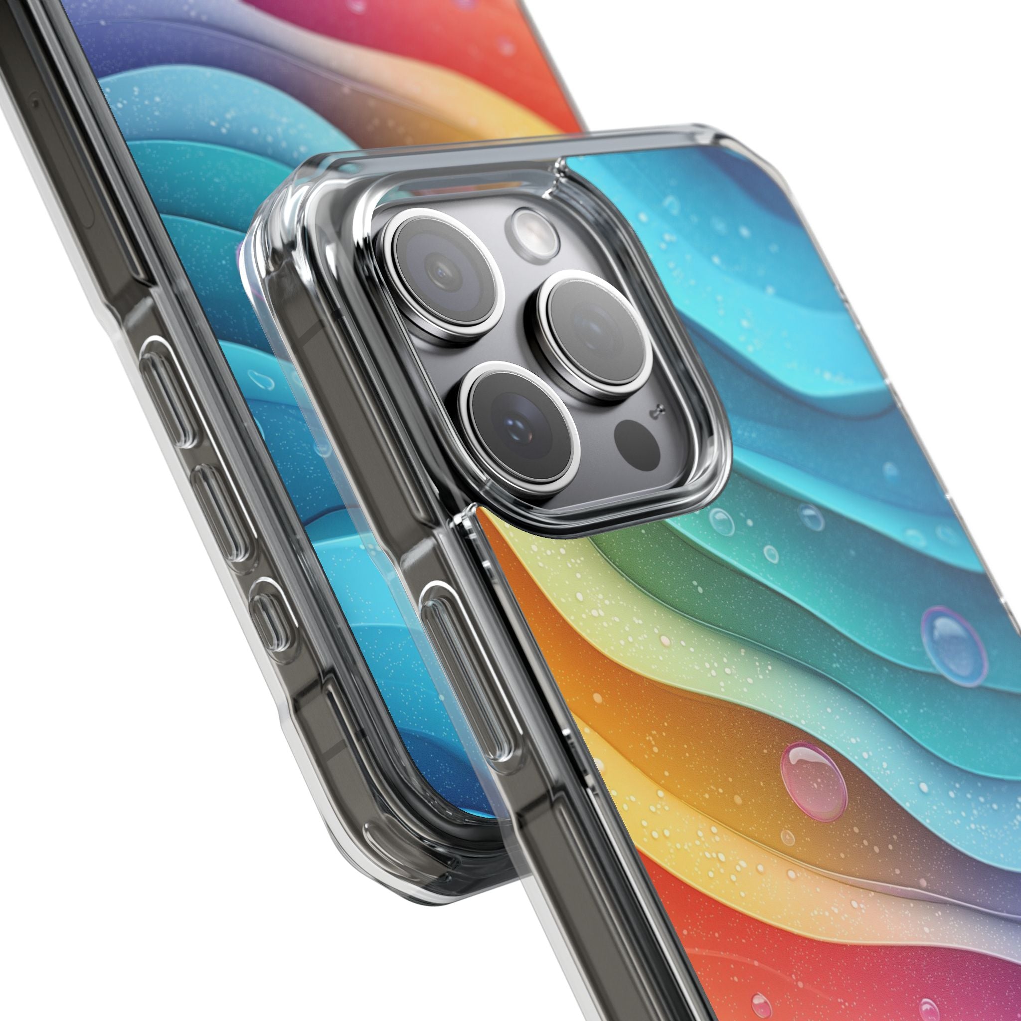 Waves Dance Playfully iPhone Case - Impact