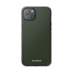 Kombu Green | Handyhülle für iPhone (Clear Impact Case – magnetisch) 