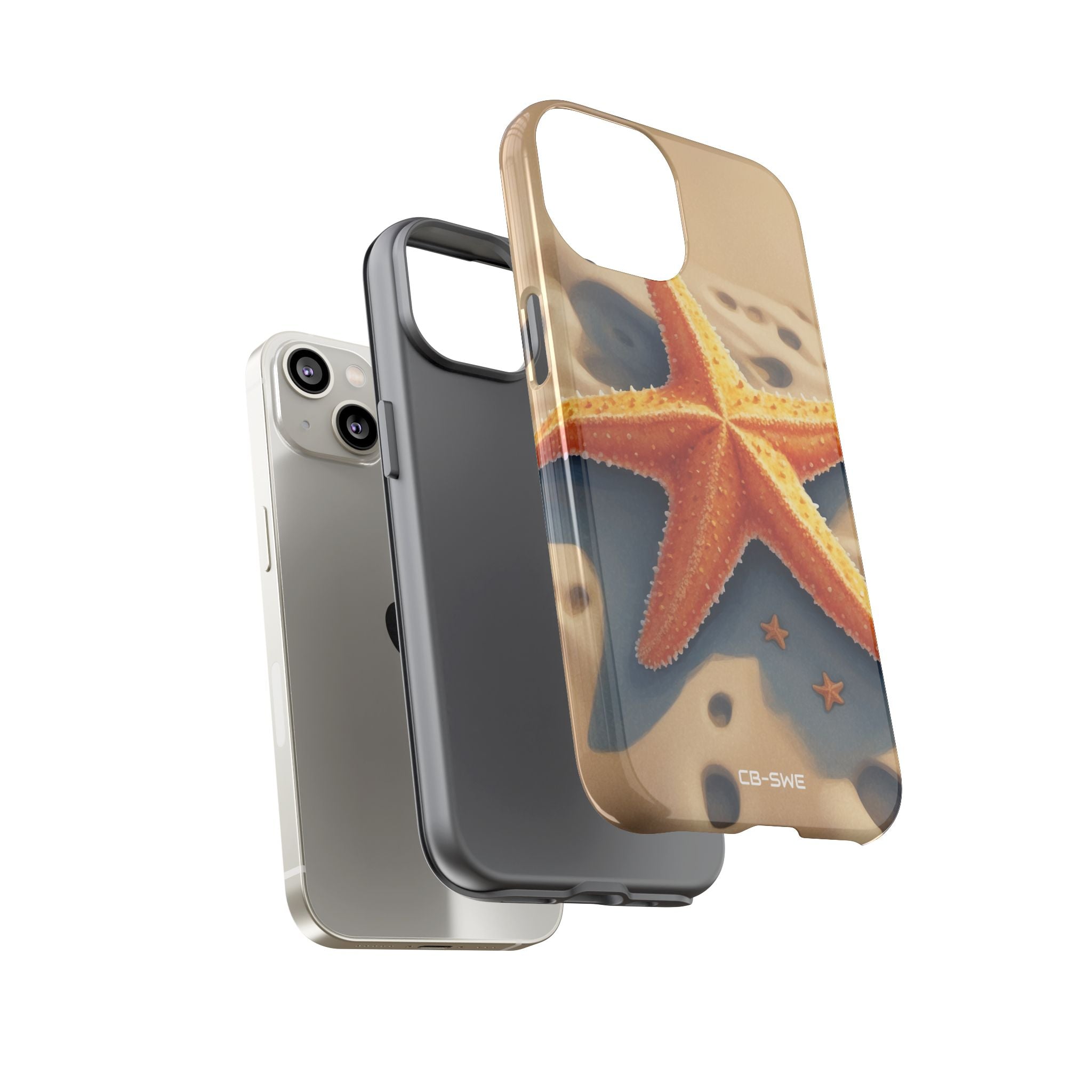 Starfish Rests On Sand - iPhone Case