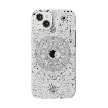 Celestial Mandala Mystique | Flexible Phone Case for iPhone