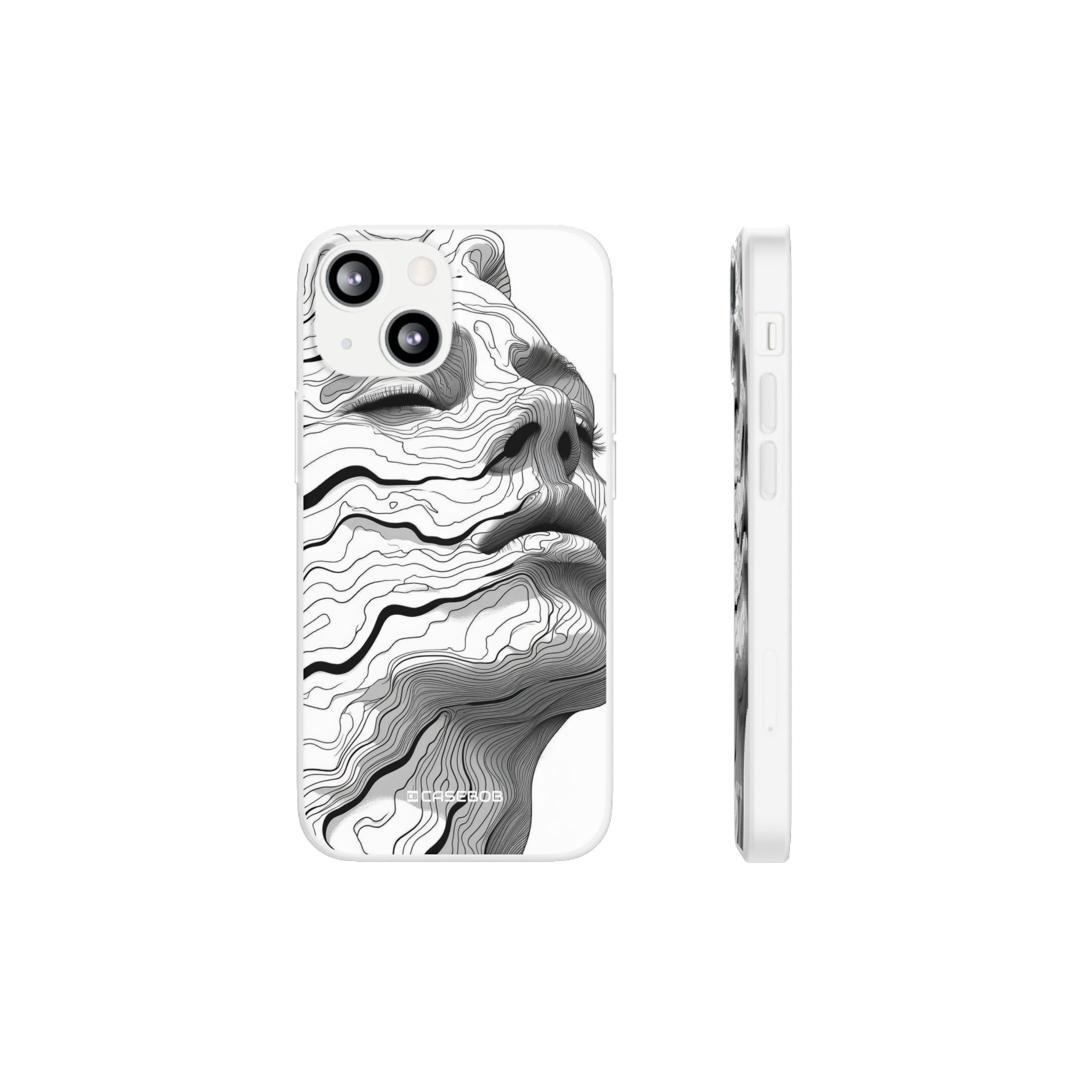 Topographic Serenity | Flexible Phone Case for iPhone