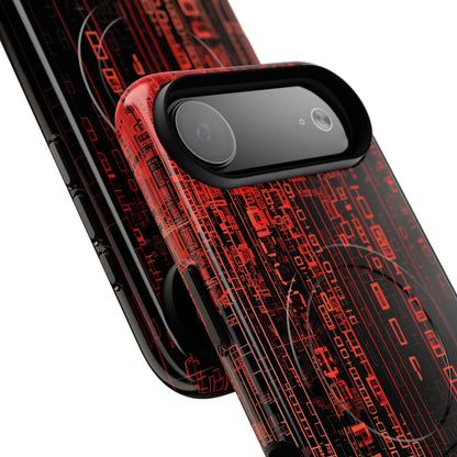 Crimson Glyphs iPhone 17 Air Case - Tough+